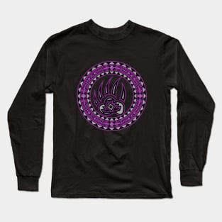 Bear Spirit (Purple) Long Sleeve T-Shirt